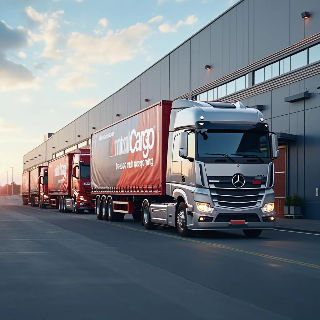 Flota moderna de camiones Total Cargo Services
